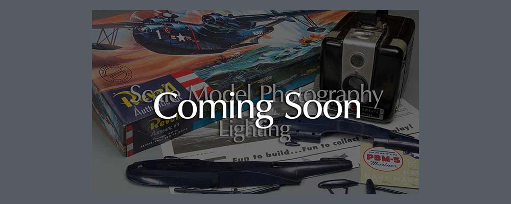 how to photograph scale models lighting